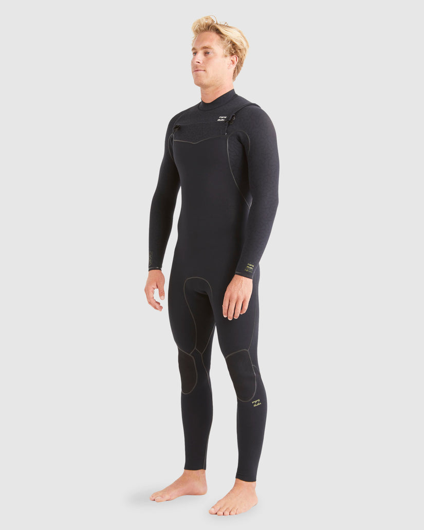 Mens 4/3mm Furnace Natural Chest Zip Steamer Wetsuit