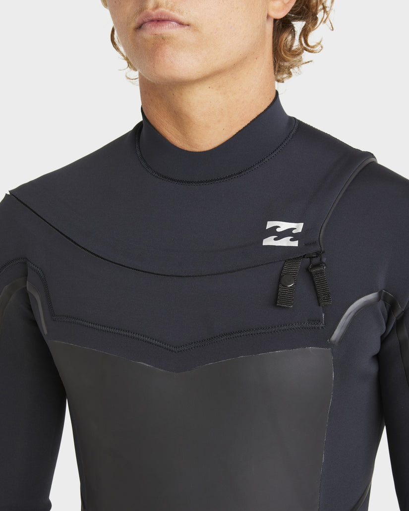 Mens 3/2mm Absolute Natural Chest Zip Steamer Wetsuit