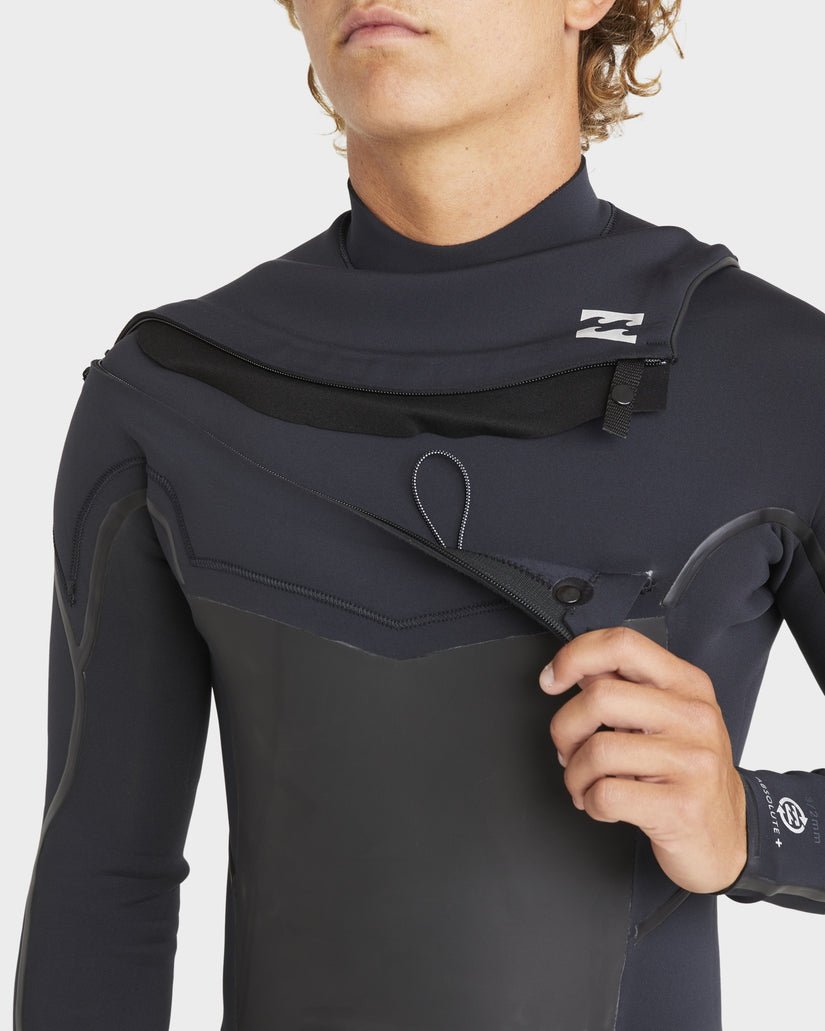 Mens 3/2mm Absolute Natural Chest Zip Steamer Wetsuit