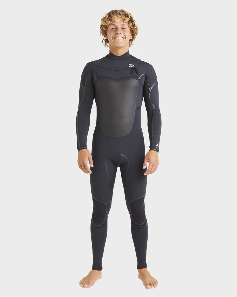 Mens 4/3mm Absolute Natural Chest Zip Steamer Wetsuit