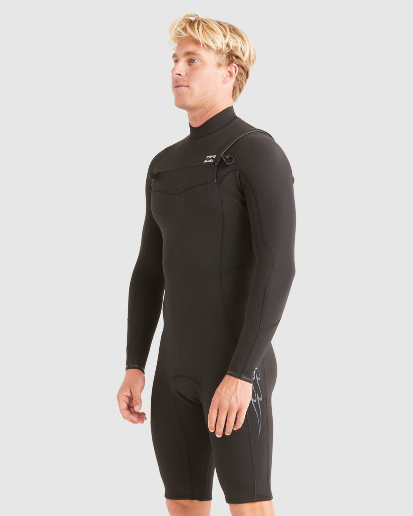 Mens 2/2mm Absolute Chest Zip GBS Long Sleeve Springsuit