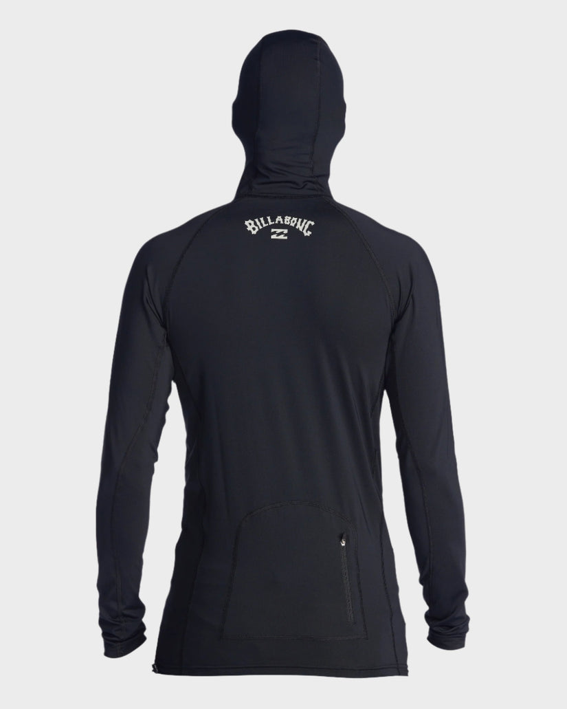 Mens Strike Mission Hooded Long Sleeve Rash Vest