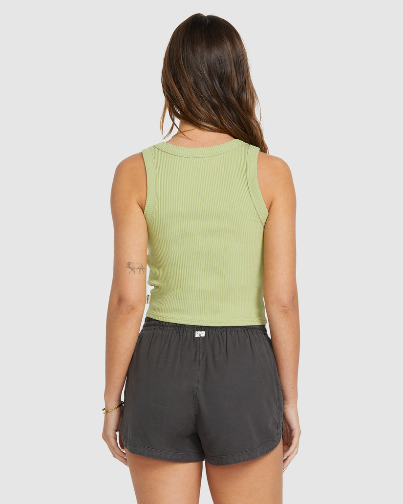 Womens Road Trippin Elastic Waist Shorts