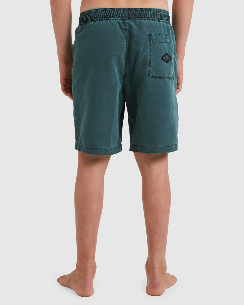 Boys 8-16 All Day Overdye Layback 16" Boardshorts