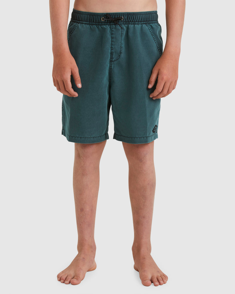 Boys 8-16 All Day Overdye Layback 16" Boardshorts