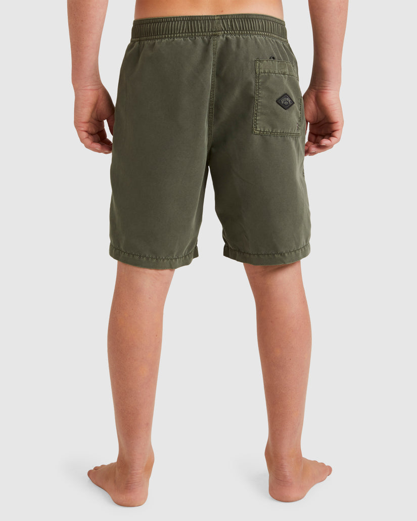 Boys 8-16 All Day Overdye Layback 16" Boardshorts