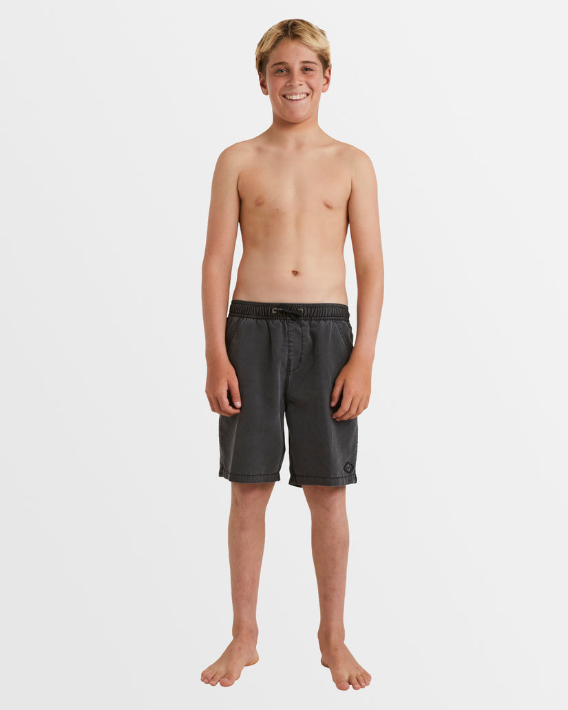 Boys 8-16 All Day Overdye Layback 16" Boardshorts