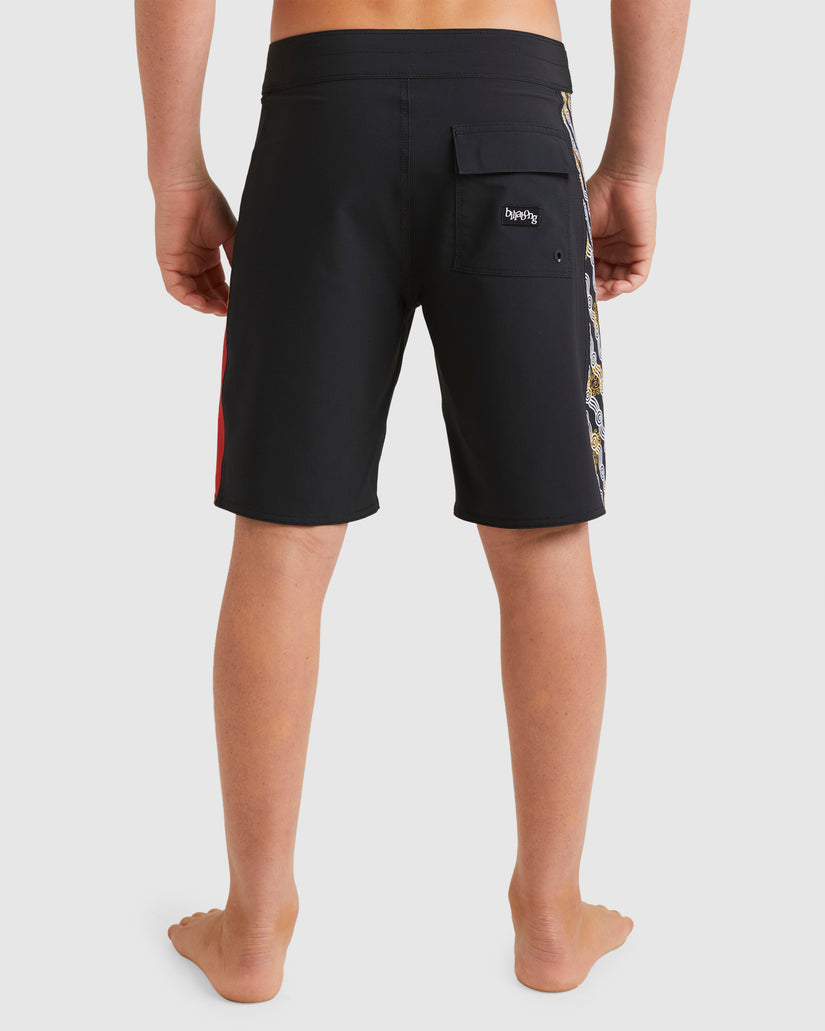 BOYS 8-16 OTIS D BAH PRO BOARDSHORTS