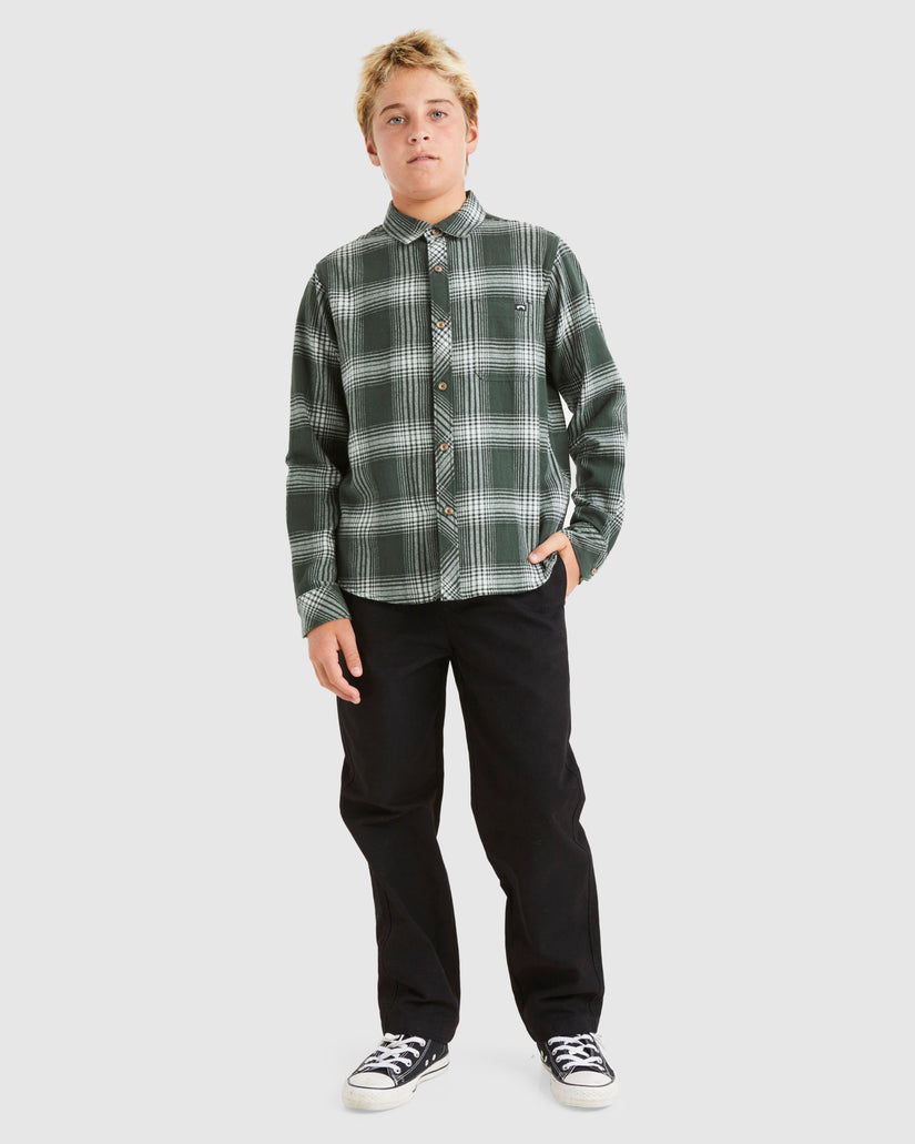 Boys 8-16 Coastline Flannel Shirt