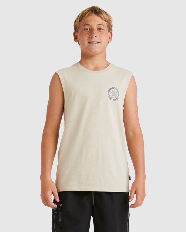 Boys 8-16 Crayon Wave Tank Top