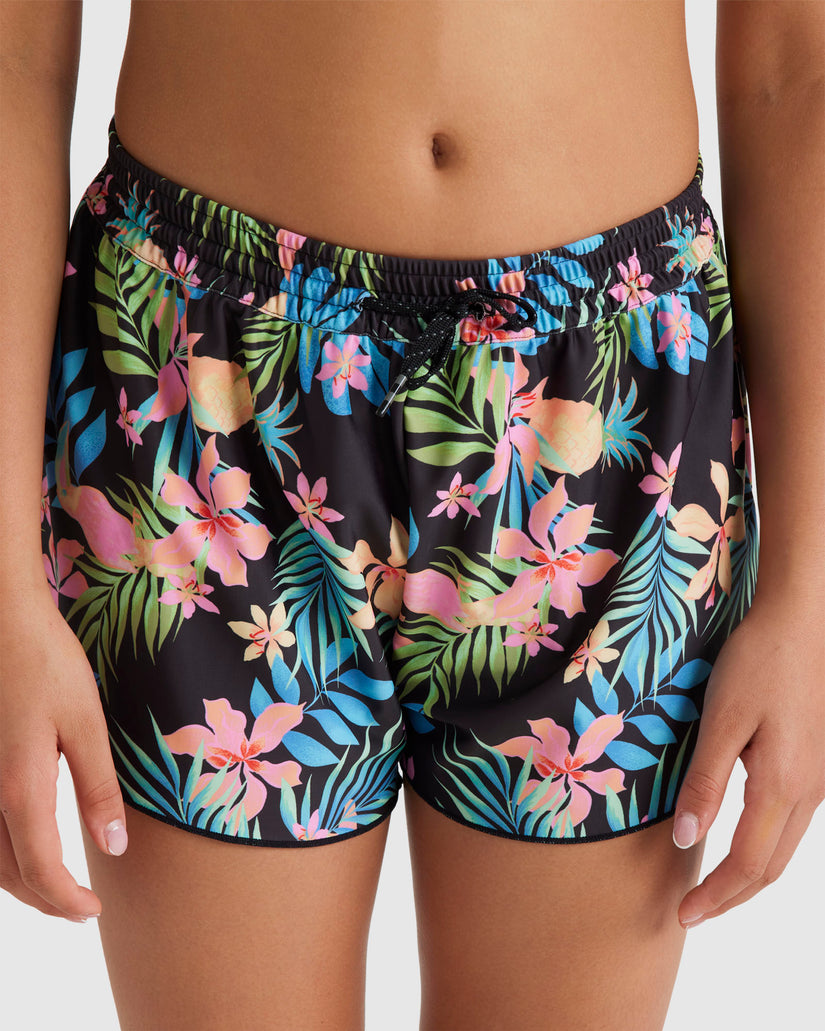 Girls 2-16 In Da Jungle Swim Boardshorts