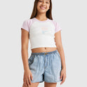 Girls 6-14 Walkie The Line Denim Shorts