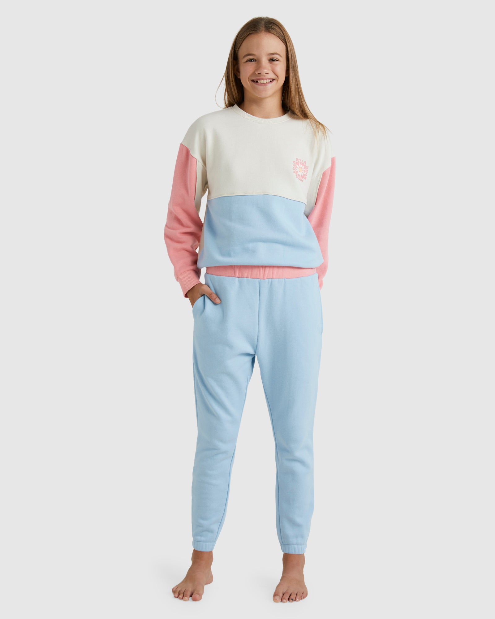 Girls 6 14 Vintage Surf Track Pants MULTI Billabong AU