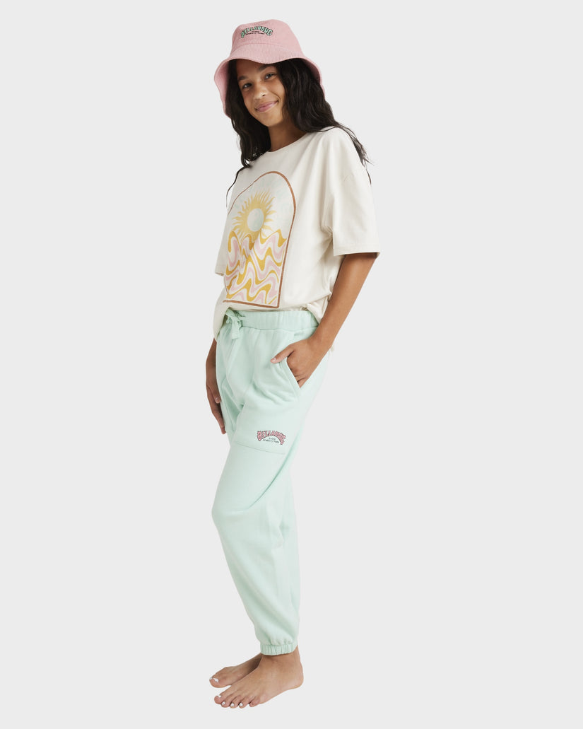 Girls 6-14 Wave Of The Day Trackpants