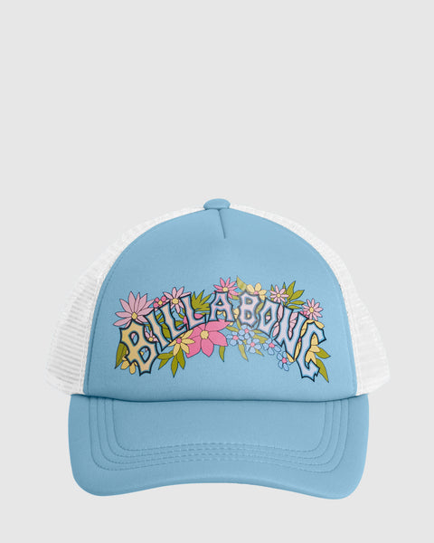 Girls 6 14 Ohana Cap BRIGHT SKY Billabong AU