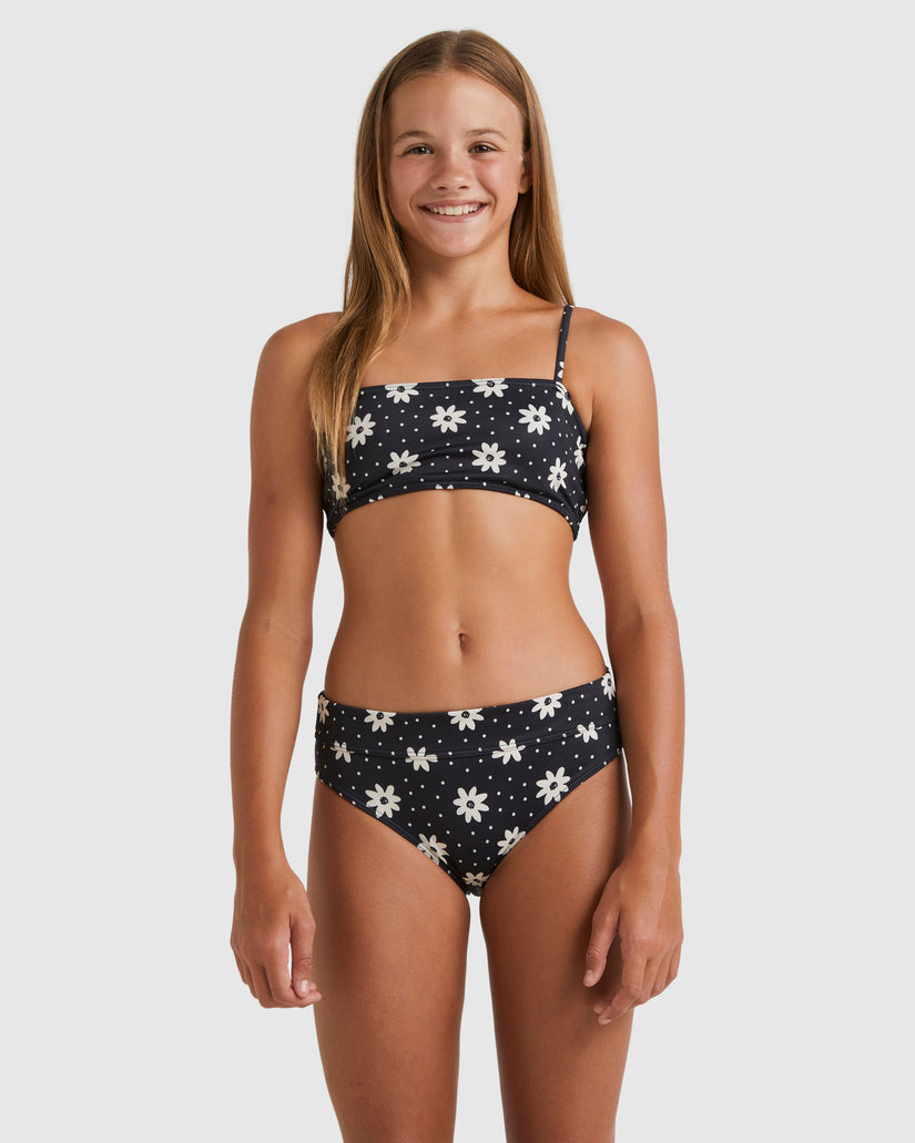 GIRLS 6-14 FLOWERS IN THE SKY TANK BIKINI SET