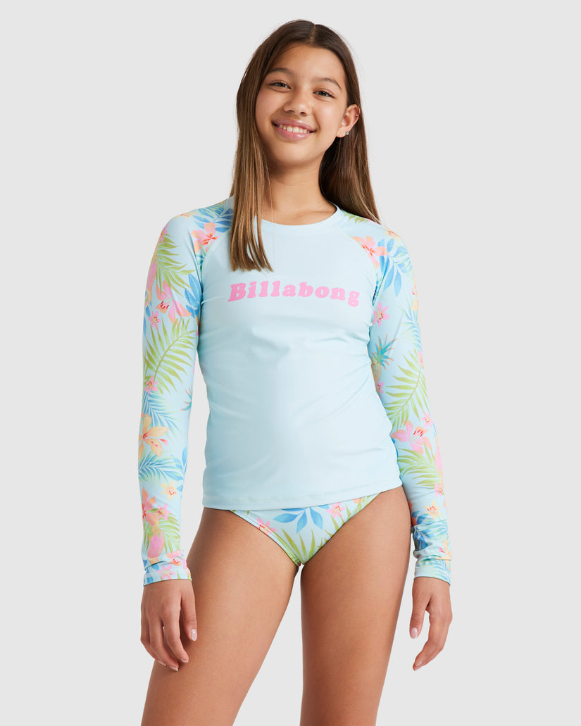 Girls 2-16 In Da Jungle Rash Vest Set