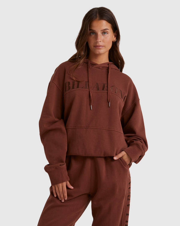 Womens Baseline Pop Hoodie