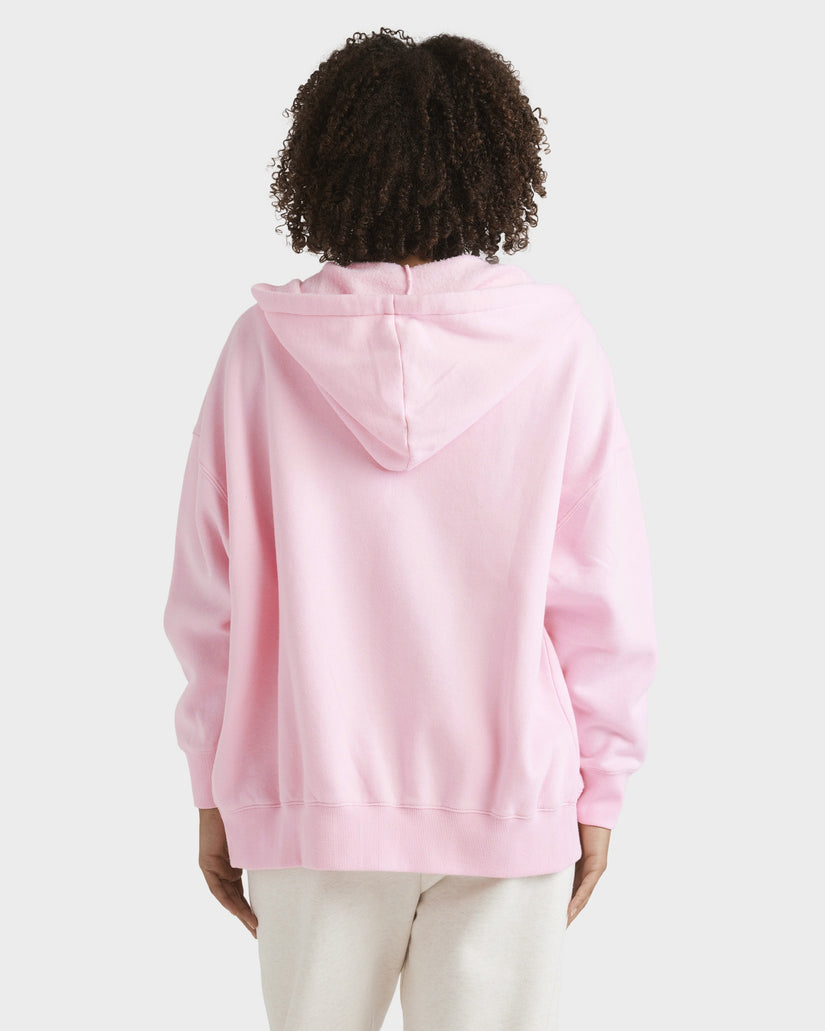 Womens Wave Essentials Zip Thru Hoodie