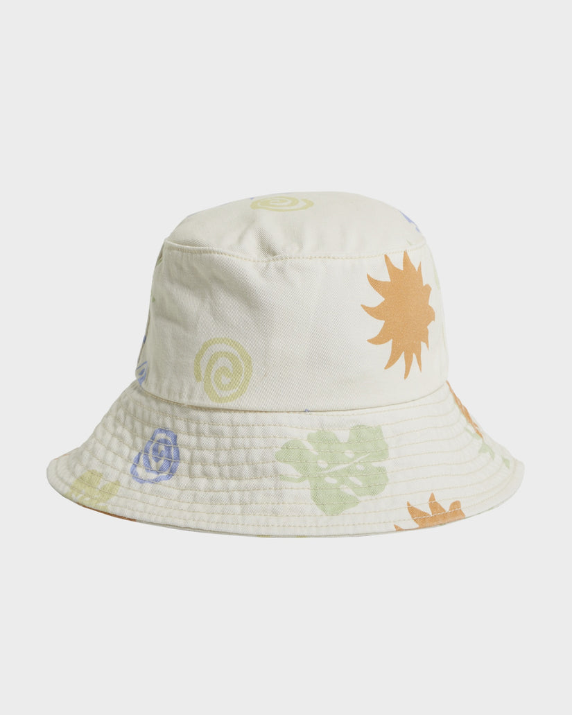 Womens Sun Symbol Bucket Hat