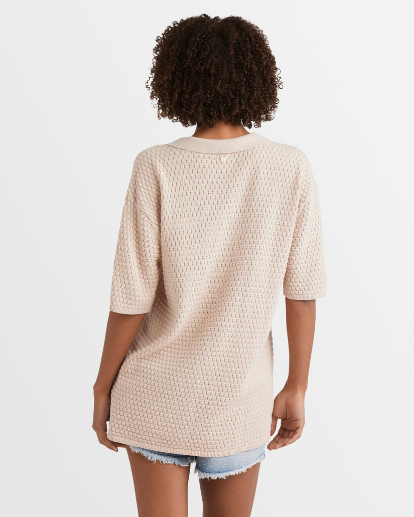 Womens Sun Bubble Knit Shirt