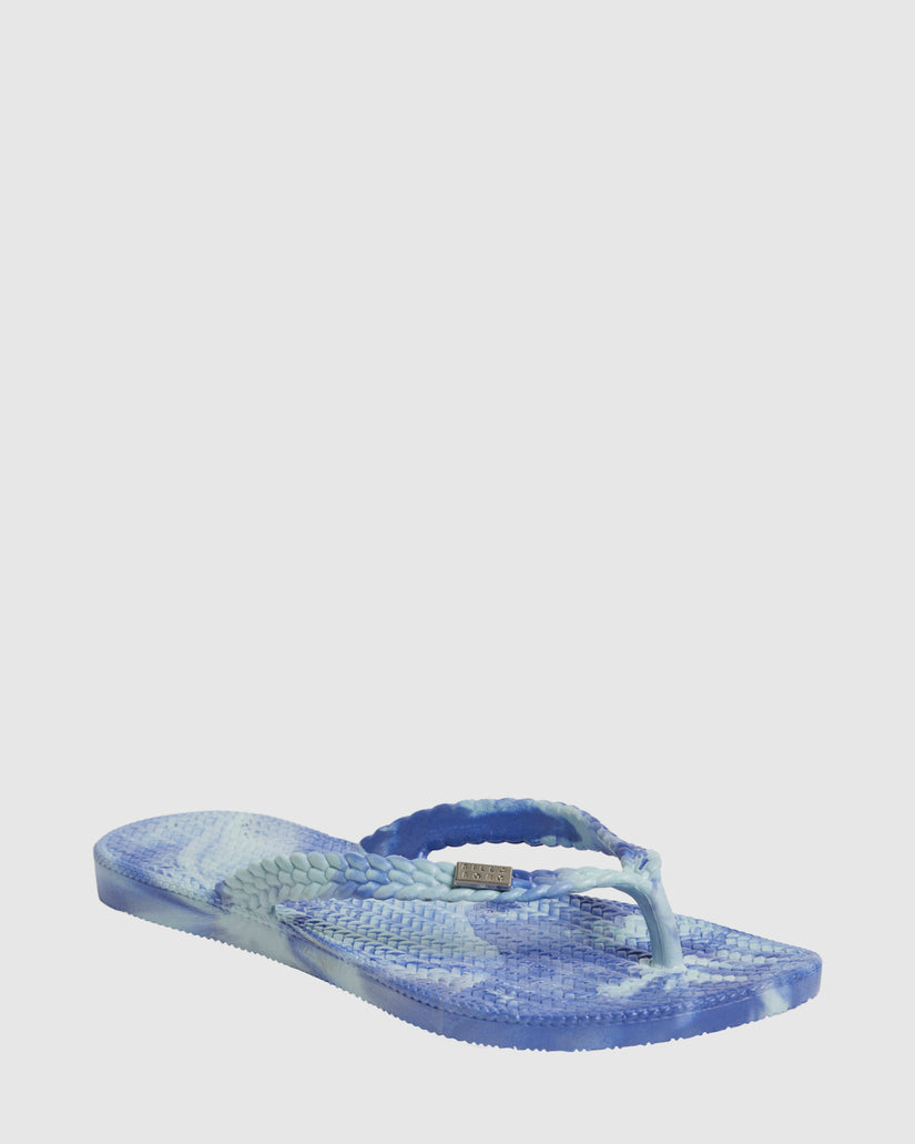 Womens Summer Dazed Marble Thongs