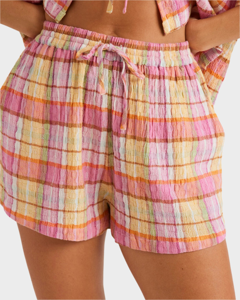 Womens Darlin Check Shorts