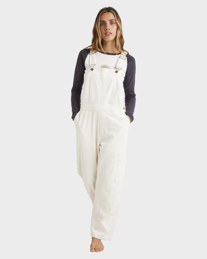 Womens Leia Cord Overalls