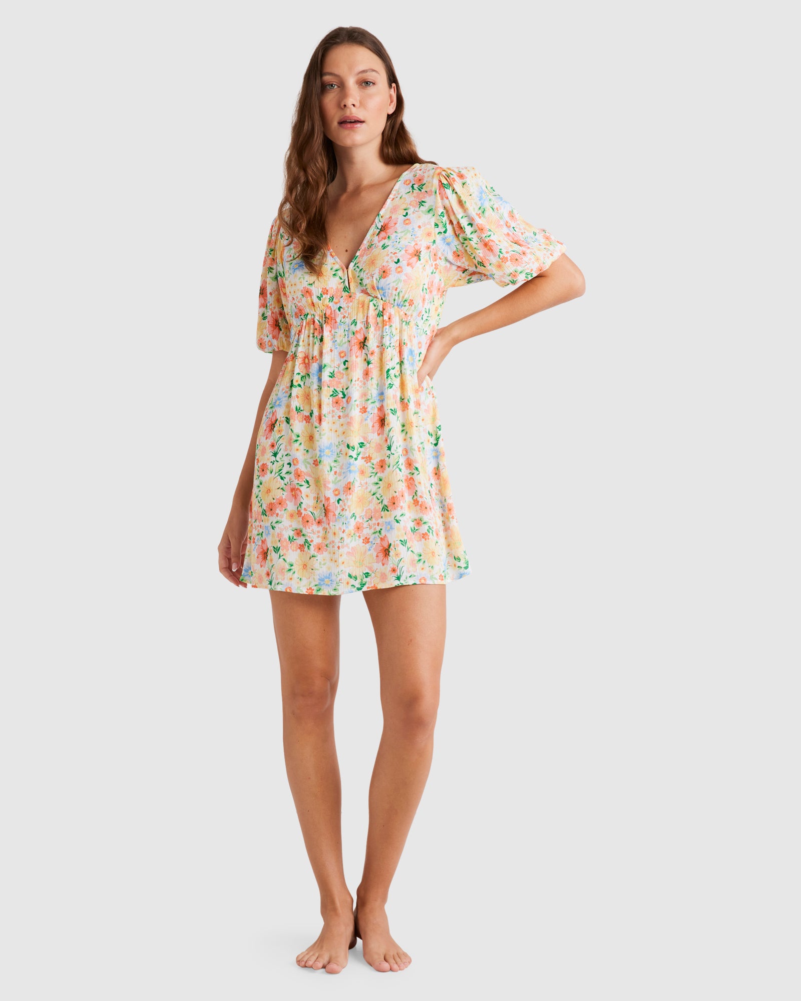 True Romance Fav Mini Dress WHITE Billabong AU