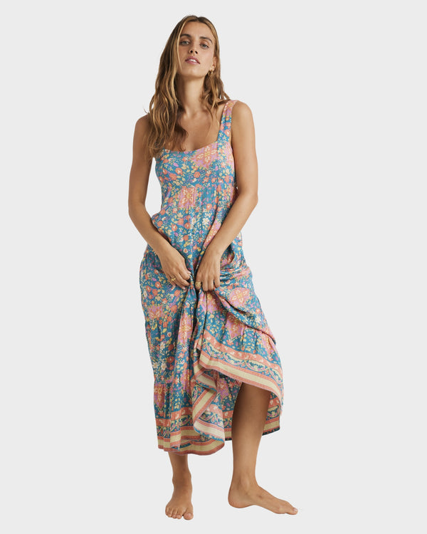 Womens Sunrise Coast Shine On Midi Dress