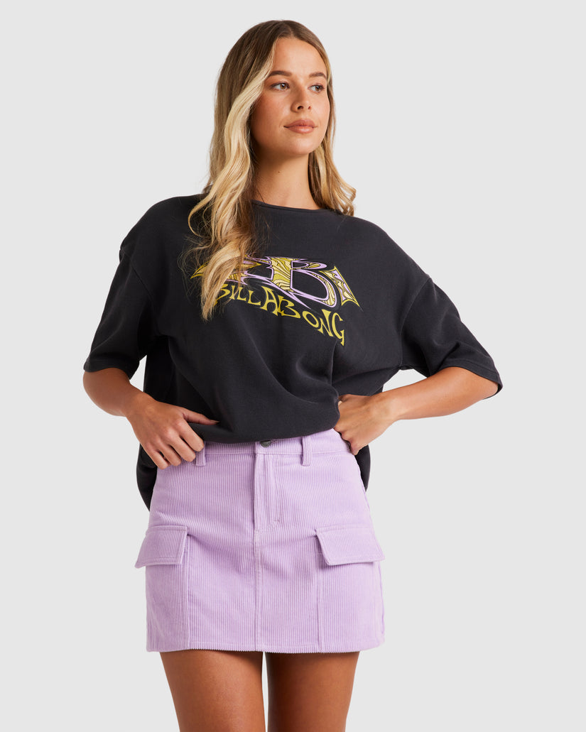 Womens Since 73 Cord Cargo Skirt