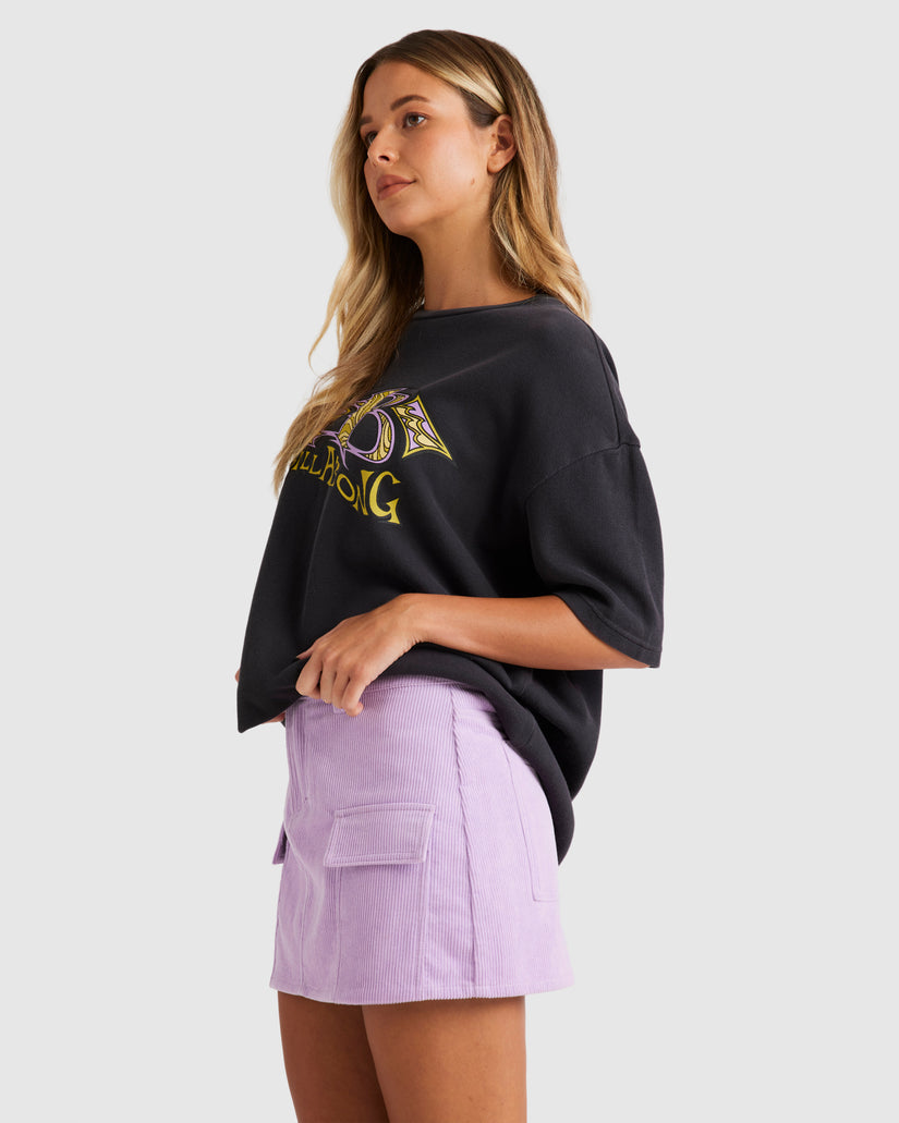 Womens Since 73 Cord Cargo Skirt