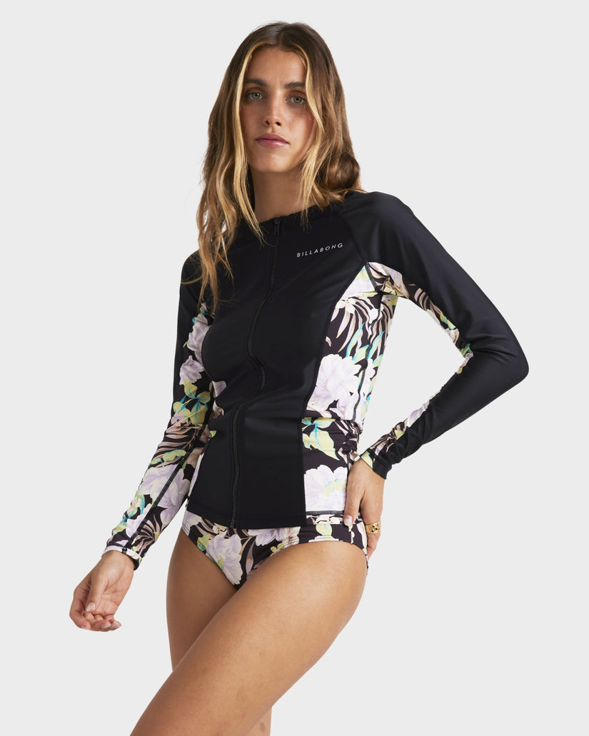 Womens Shadow Tropic Off Shore Rash Vest