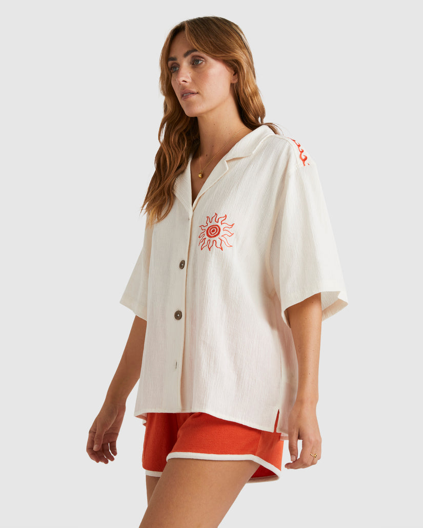 Womens Tropical Summer Shirt