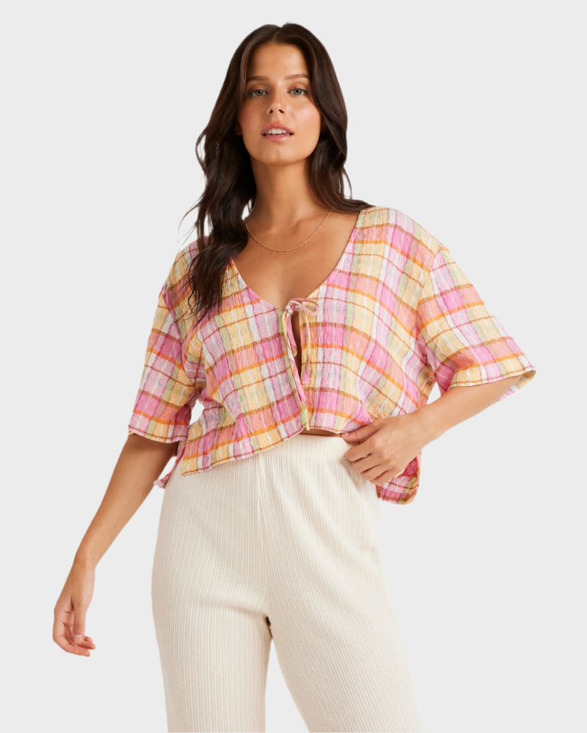 Womens Darlin Check Shirt