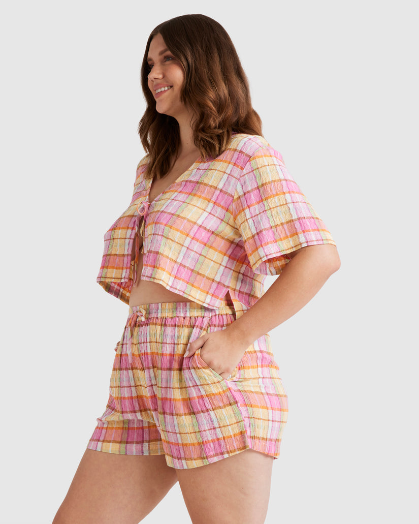 Womens Darlin Check Shirt