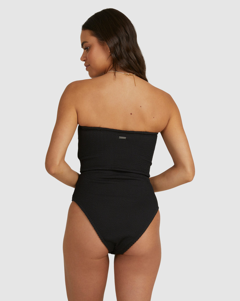 Womens Summer High Bandeau One Piece