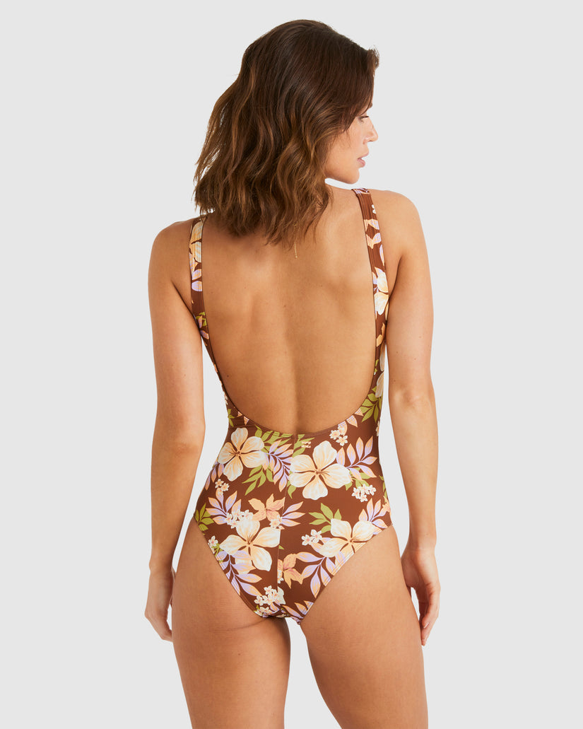 Womens Jungle Bliss Retro One Piece Swimsuit