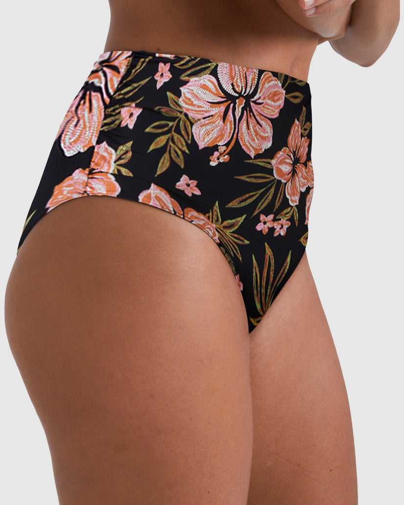 Womens Hooked On Tropics Hi Retro Bikini Bottom