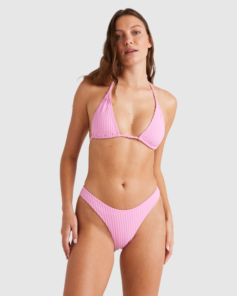 Womens Terry Rib Hike Bikini Bottom