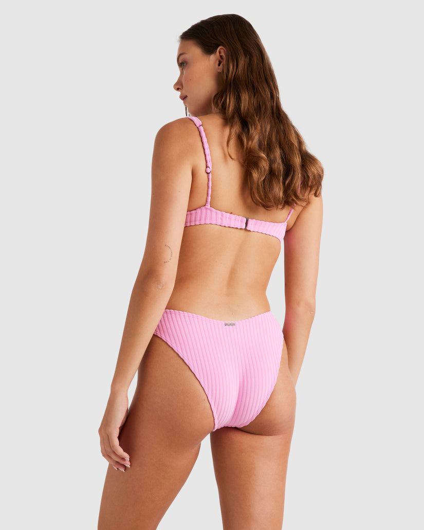 Womens Terry Rib Bondi Bikini Bottom