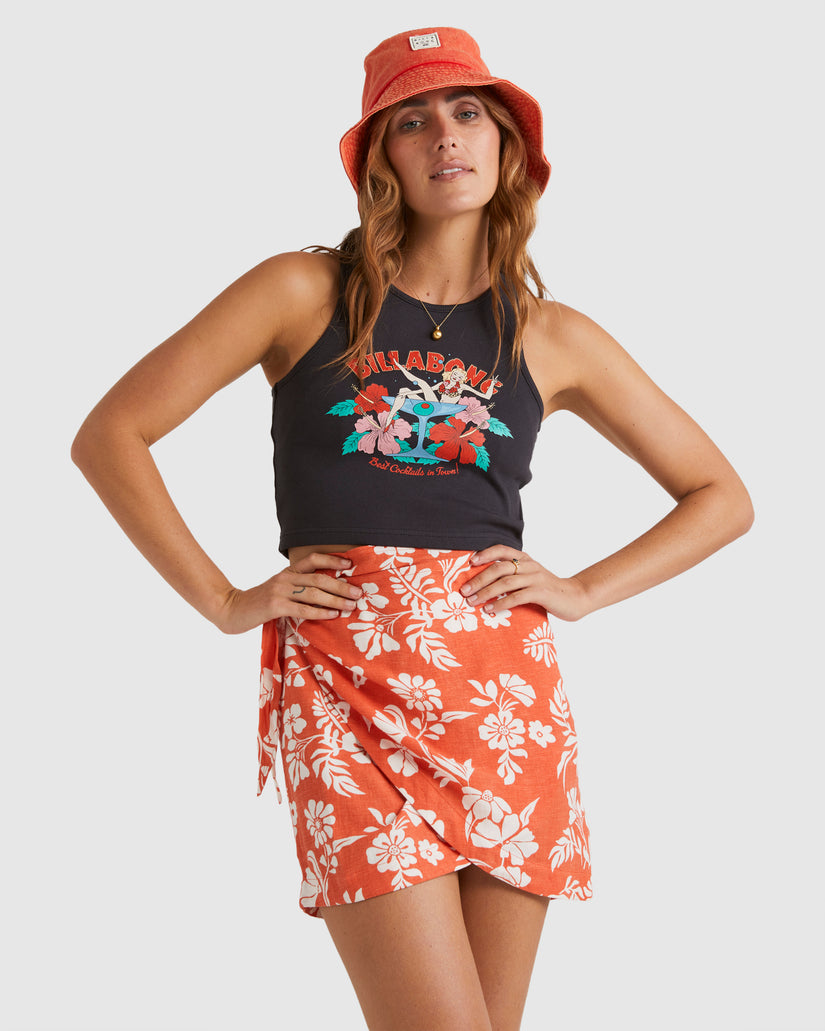 Womens Margi Parti Crop Tank Top