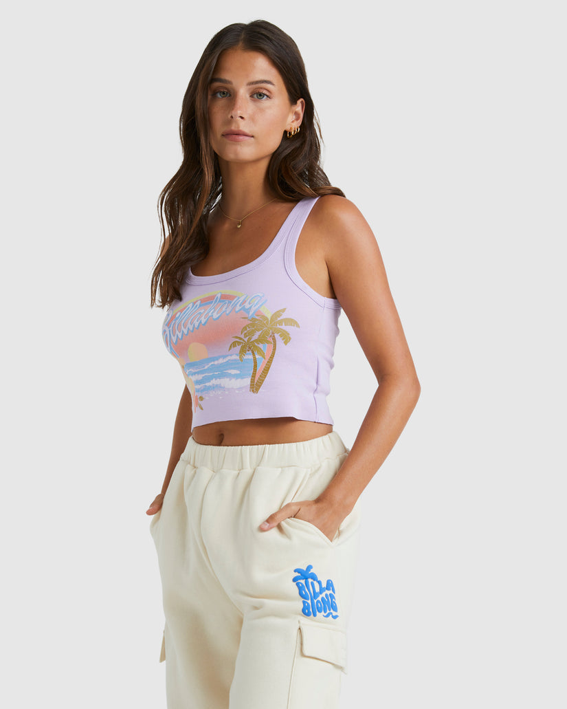 Womens Wild Waves Tank Top