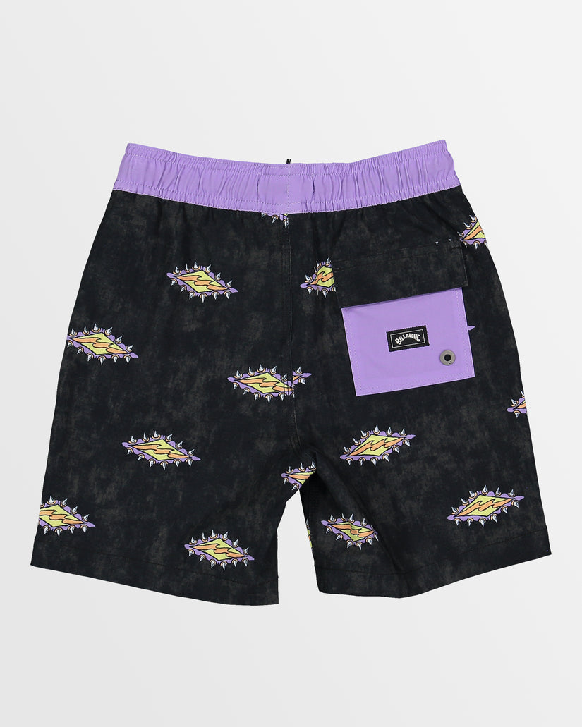 Boys 0-7 Diamond Grit Layback Boardshorts