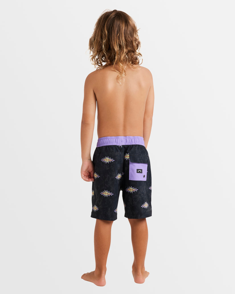 Boys 0-7 Diamond Grit Layback Boardshorts