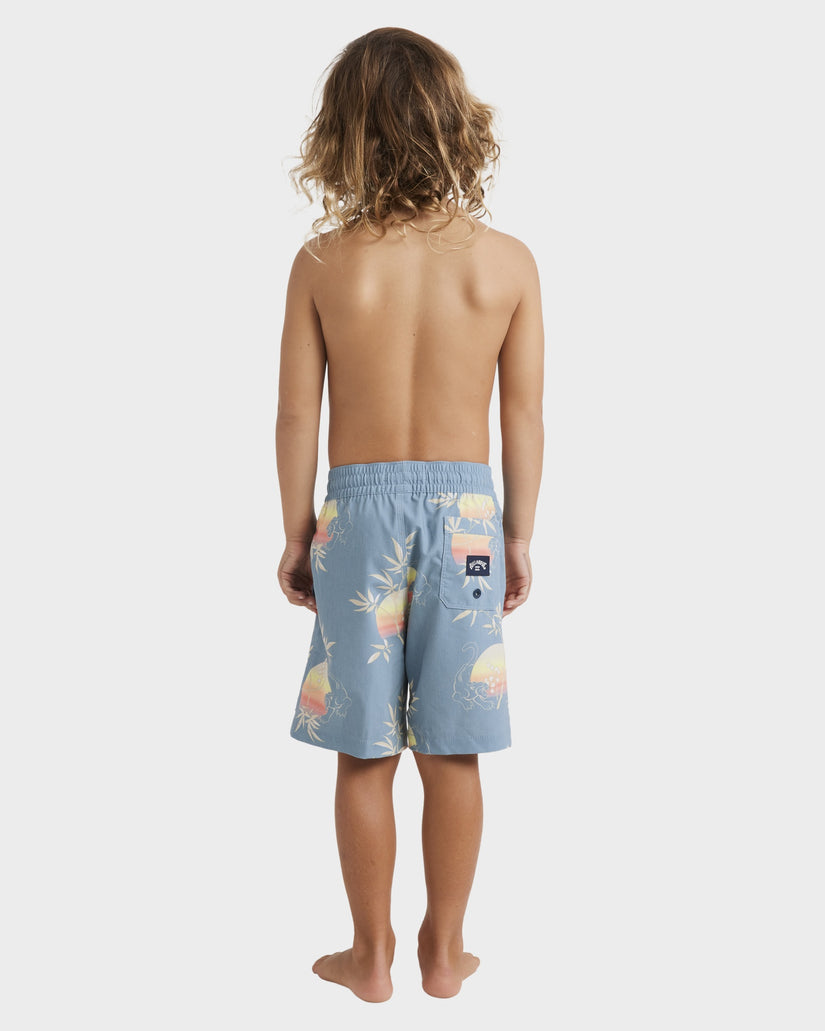 Boys 0-7 Good Times Layback Boardshorts