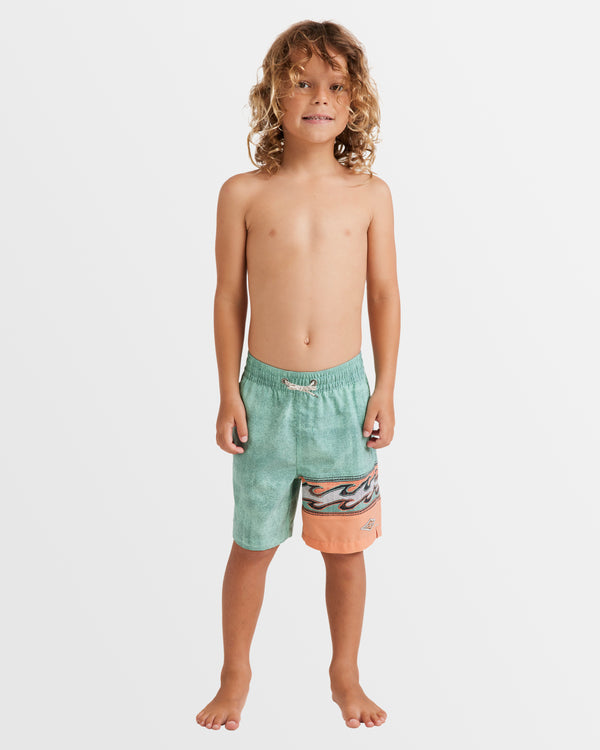 Boys 0-7 Burleigh Layback Boardshorts