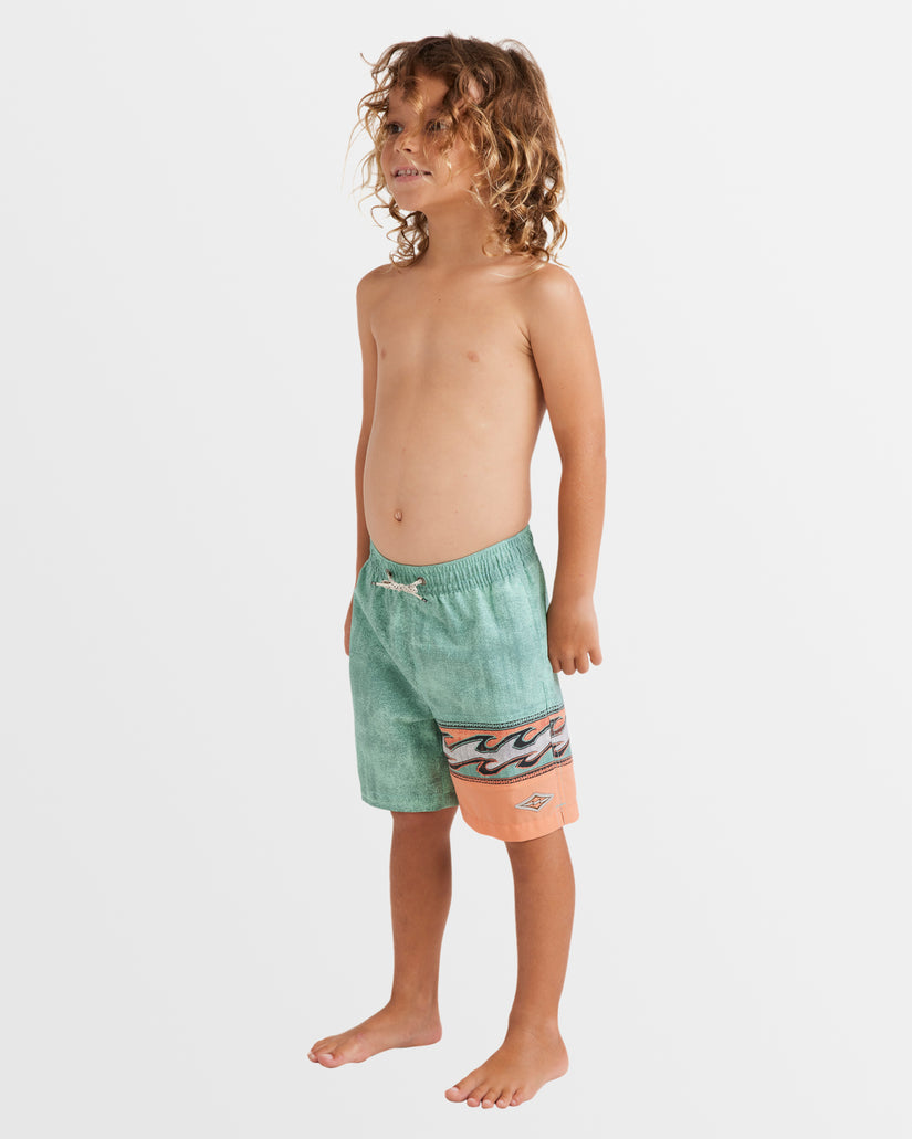 Boys 0-7 Burleigh Layback Boardshorts