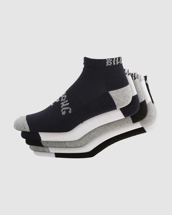 Mens Ankle 5 Pack Socks