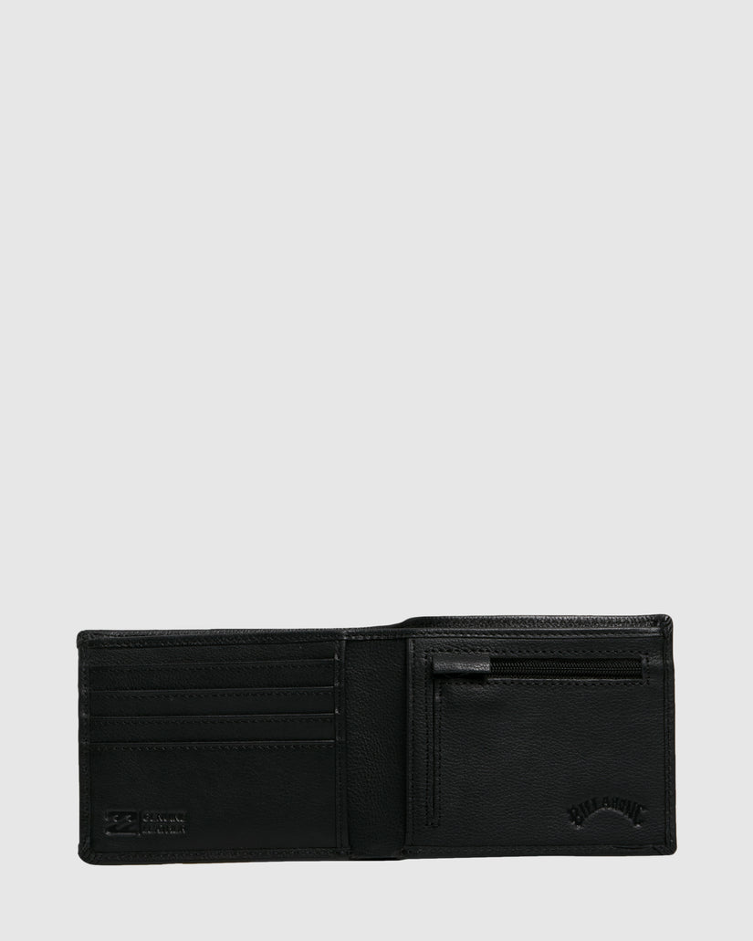 Mens Slim 2 In 1 Leather Wallet